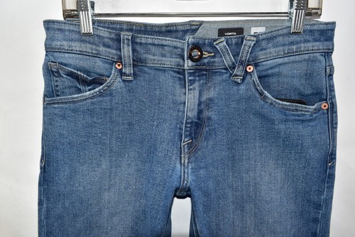 Volcom Vorta Slim Straight Stretch Jeans Mens Size 29 Blue Meas. 30x33.5 - Picture 5 of 11