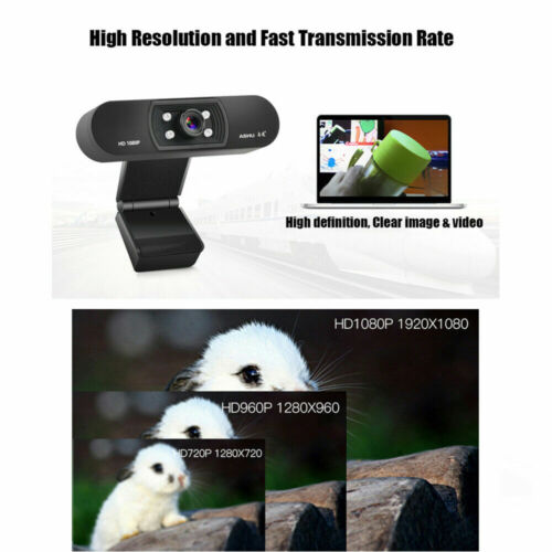 ASHU USB 2.0 Web Digital Camera Full HD 1080P Webcams with Microphone O9Q9 - 第 5/12 張圖片