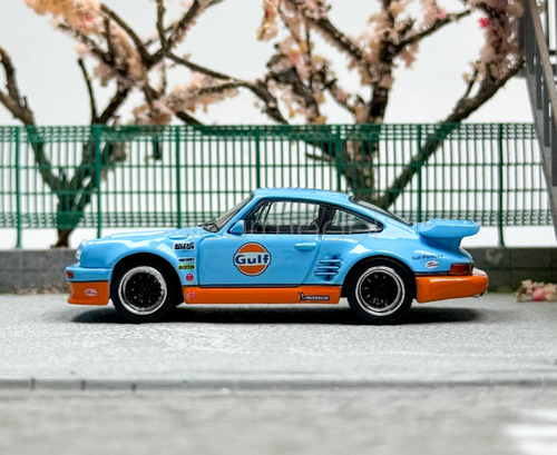 Master 1:64 Scale Blue 911 930 Turbo Classic Sports Diecast Metal Car Toys Model - Picture 4 of 6