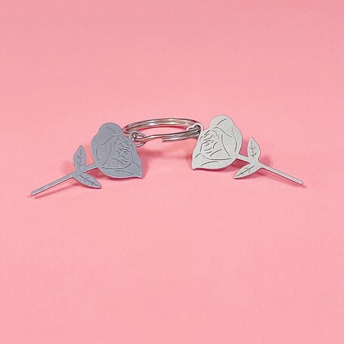 2Pcs/Set Rose Shape Stainless Steel Needle for Smartphone Universal Thimble