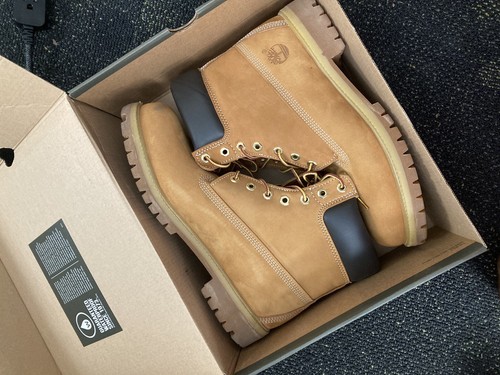 Timberland TB010073 6 inch Boot for Men, Size 11.5 - Wheat Nubuck - Picture 1 of 9