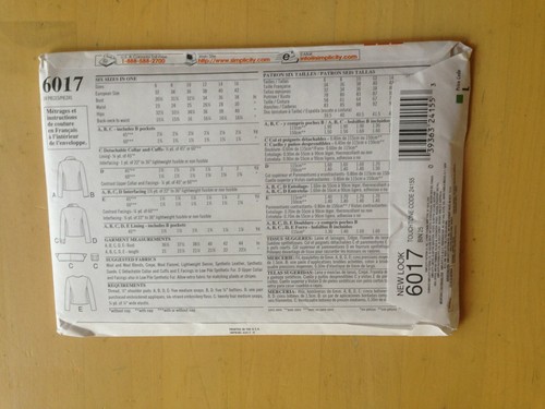 New Look Uncut Sewing Pattern, 6000-6400 Choose Your Style - Picture 7 of 31