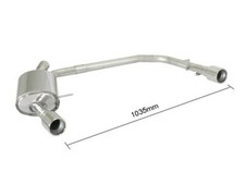 Ragazzon Duplex Sportauspuff Ford S-Max 2.0l TDci DPF rechts links je 1x80mm