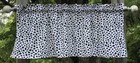 Dalmatian Dog Valance Puppy Spots Canine Animal Farmhouse Window Curtain Topper