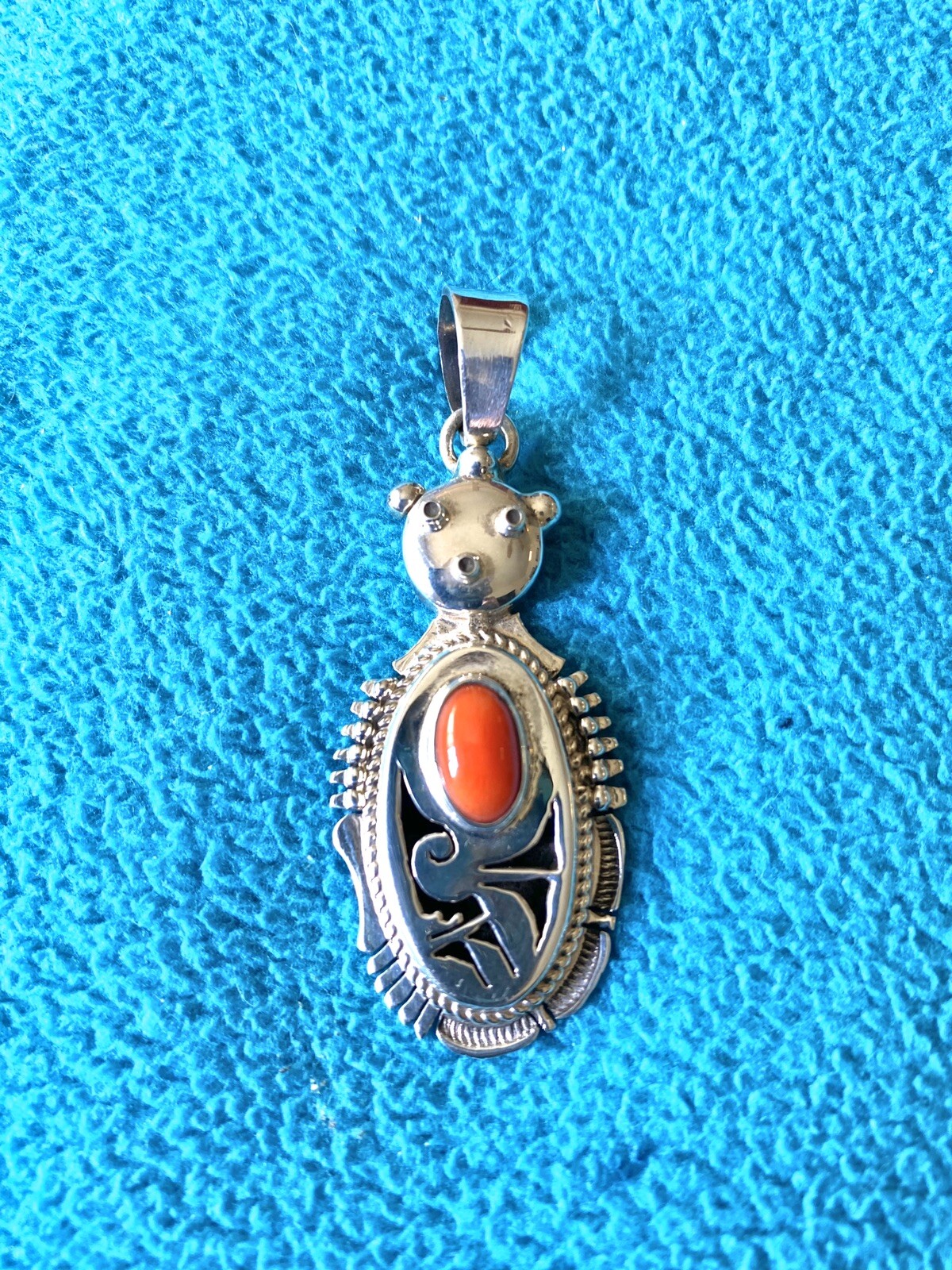 Sterling Pendant Sterling Silver Monogrammed Pendant HJL Sterling Pendant Pendant Monogrammed HFL Sterling Initial Pendant