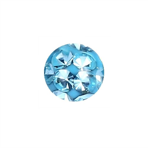 4MM PIERCING KUGEL ERSATZKUGEL SCHRAUB FERIDO BALL KRISTALL EPOXY GLITZER KLAR - Bild 6 von 11