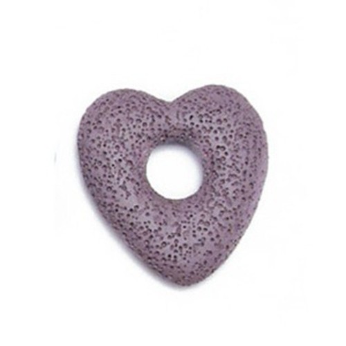 1 pieza cuentas sueltas de piedra preciosa de lava natural corazón/pez para joyería colgante hágalo usted mismo - Imagen 6 de 30