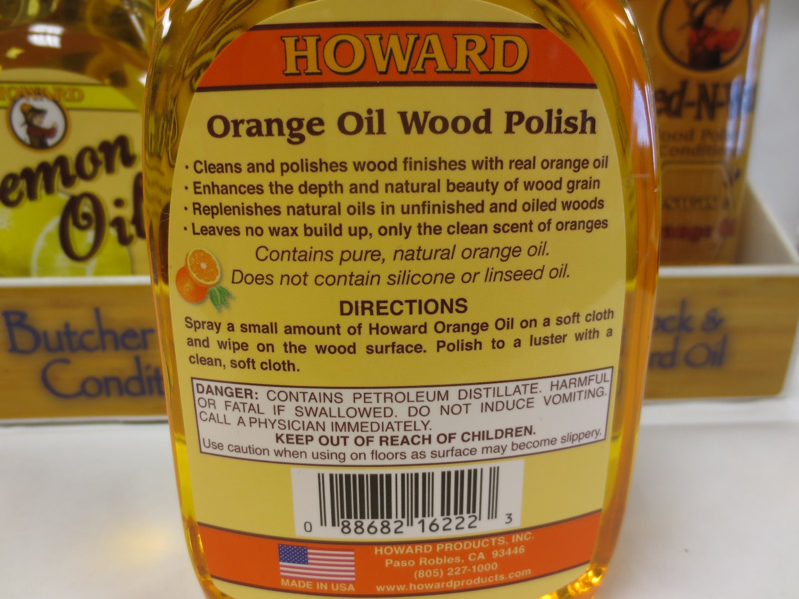 Howard Orange Oil Wood Polish 16oz eBay