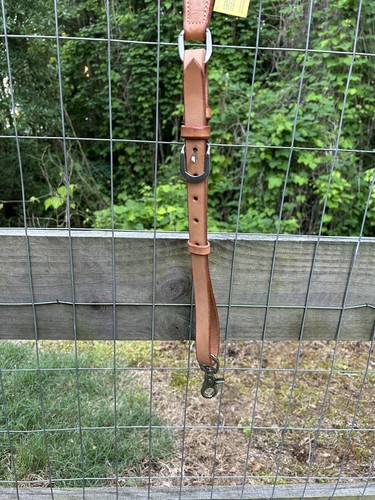 Basketweave verziertes genarbtes Leder Western Brusthalsband Pferdegröße - Bild 7 von 7