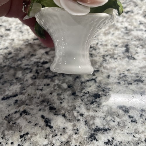 Aynsley Dezember Christmas Rose Korb Nummer auf Unterseite abgenutzt FineBoneChina - Bild 10 von 16