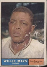 Willie Mays 1961 Topps #150 San Francisco Giants PR #1
