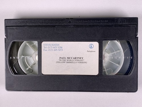 The Beatles Paul McCartney VHS Pal Stereo Cassette In The World Tonight 1997 - Picture 3 of 16