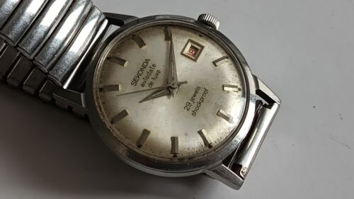 SEKONDA (POLJOT) DE LUXE ALL STEEL - VINTAGE RUSSIAN AUTOMATIC WRISTWATCH #1 - Picture 2 of 5
