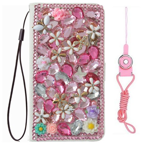 Für Samsung Galaxy A16 A35 A55 5G Hülle, Bling Leder Wallet Damen Handy Cover - Bild 26 von 52