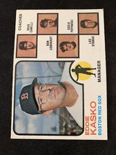 1973 Topps #131 Boston Red Sox Manager Eddie Kasko