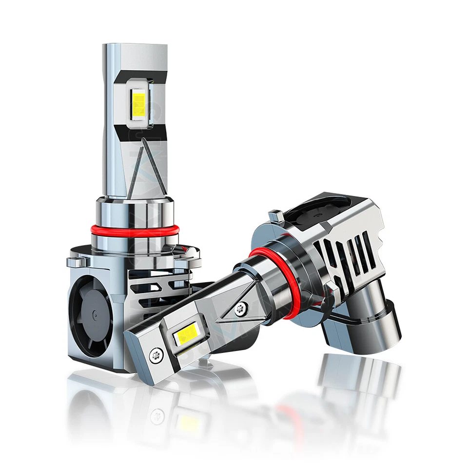 Kit de faros LED 9005 6000K bombillas blancas haz alto/bajo para Chevy Malibu 2016-2018 Foto 2 de 4