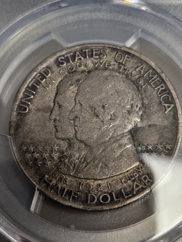 PCGS Detail 1921 ALABAMA COMMEMORATIVE SILVER HALF DOLLAR