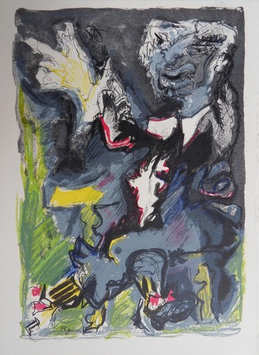 Edouard PIGNON : Le beau parleur, Lithographie originale - Picture 1 of 4