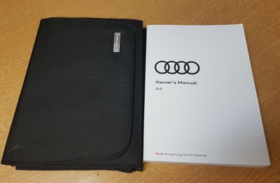 Audi A3 2016-2018 OWNERS MANUAL HANDBOOK WALLET PACK