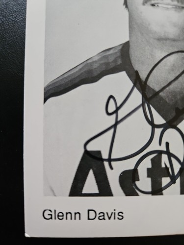 Glenn Davis Photo Baseball Houston Astros IF 3.5" x 5" Autographed Signed - Picture 2 of 9
