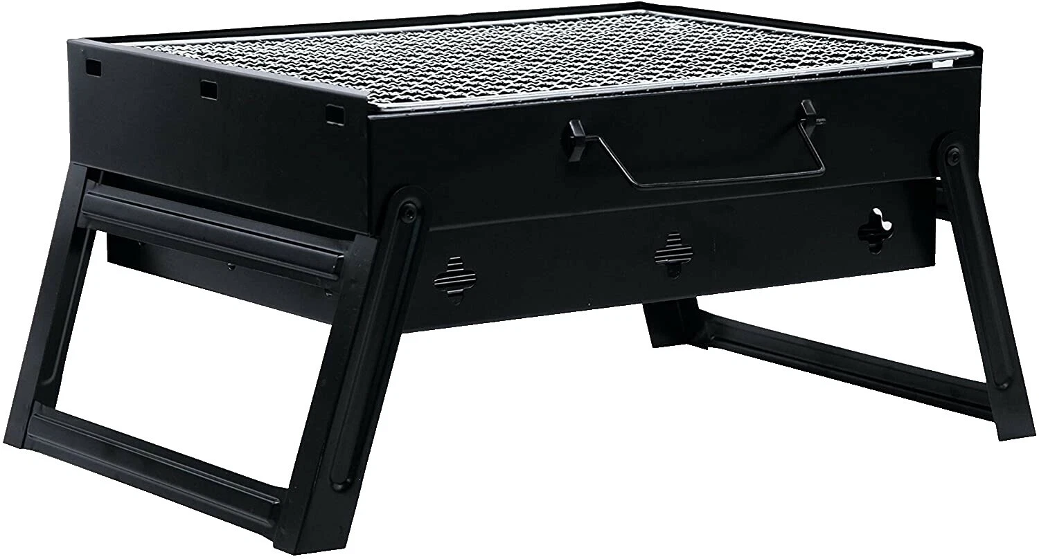 Stainless Steel Griddle Charcoal Grills/Smoker Combination Units