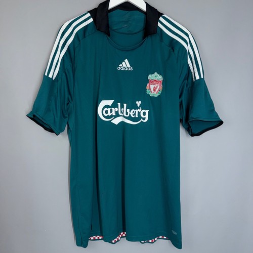 LIVERPOOL 2008/2009 THIRD FOOTBALL SHIRT JERSEY TOP LFC ADIDAS 8 GERRARD - Picture 2 of 10