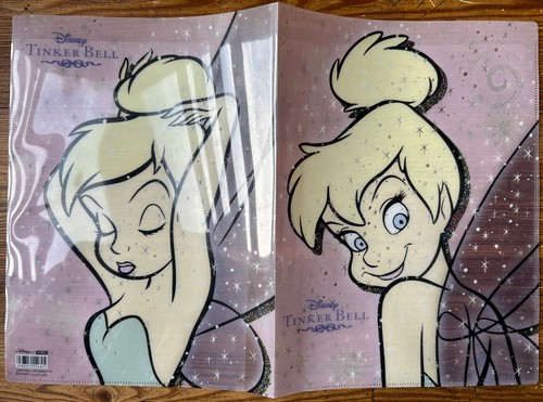 TRILLI CAMPANELLINO TINKER BELL DOCUMENT FILE DISNEY JAPAN CARTELLINA PLASTICA - Foto 2 di 5
