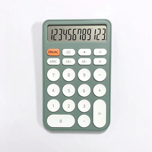 Desktop Calculator School Office Large Digits Colorful Stylish Portable Sleek - Picture 5 of 18