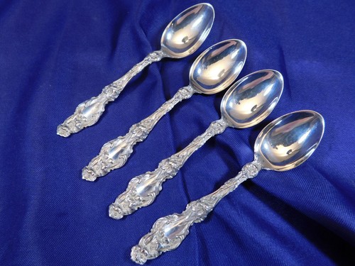 CUCHARA DEMITASSE GORHAM LILY PLATA ESTERLINA - EXCELENTE ESTADO - Imagen 2 de 8