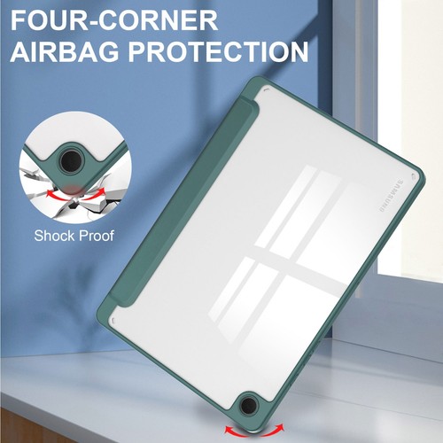 For Samsung Galaxy Tab A9+ 11" Slim Fold Leather Smart Clear Case Cover Holder - Picture 44 of 62