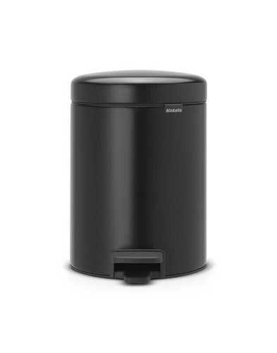Brabantia NewICON 5 Litre Pedal Bin - Matte Black - Picture 2 of 3