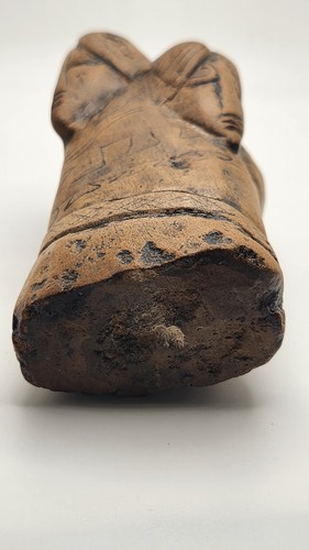 Figurines Carved Faces Snake Turtle Lizard Clay Composite Unknown Origin Qty 2 - Picture 11 of 24