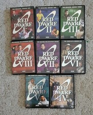 RED DWARF SERIES Seasons 1,2,3,4,5,6,7,8  DVD LOT  Collector's Booklets Included