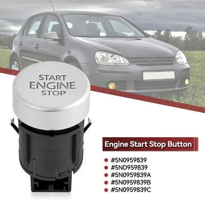 5N0959839 Auto Startknopf Start Stop Schalter  für VW Tiguan 08-18 Sharan 11-21