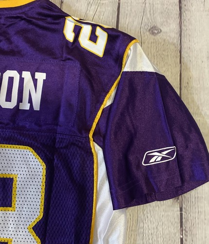 Minnesota Vikings Adrian Peterson #28 Reebok NFL Jersey Womens Sz. M Purple NEW - Picture 15 of 17