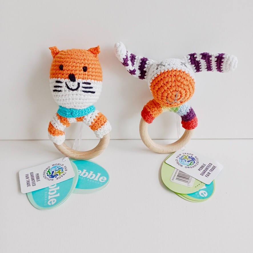 Organic wooden teething rings sale