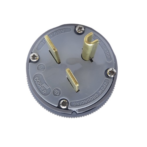 Enchufe de agarre automático de alta resistencia Arrow Hart 5701N, 2 polos 3 cables 6-30P 30A 250 VCA - Imagen 5 de 6