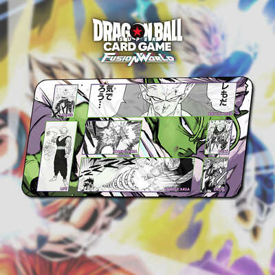 dragon ball super card game playmat with zones Official Step into the Fusion World and get ready for epic battles with this officially licensed playmat that captures the essence of the Dragon Ball Super universe Dragon Ball Super Card Game