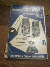 1952 The Modern Rolleiflex  Rolleicord Guide vintage camera Manual Tydings