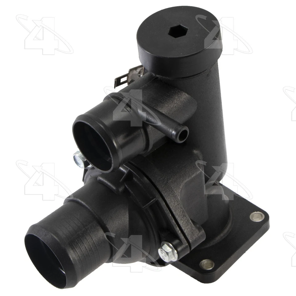 Kit de carcasa de salida de agua de refrigerante de motor de 4 estaciones para Jaguar S-Type 2000-2002 Foto 4 de 4