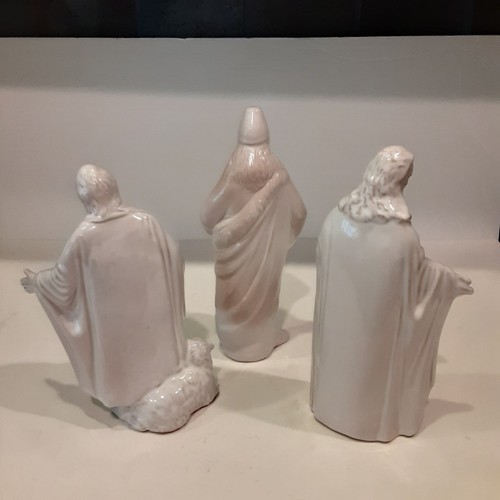 Vintage Frankoma 3 Stück Figuren Krippe Weihnachten HINWEIS - Bild 5 von 5