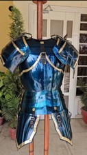 Knight Armor Chest Plate with Pauldrons  Tassets   Medieval Cuirass Jacket Set