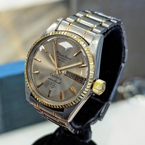 LUCIEN PICCARD Automatic 36.000 DaVinci Seashark Uhr Tag/Datum ALL Bicolor S.S - Bild 7 von 15