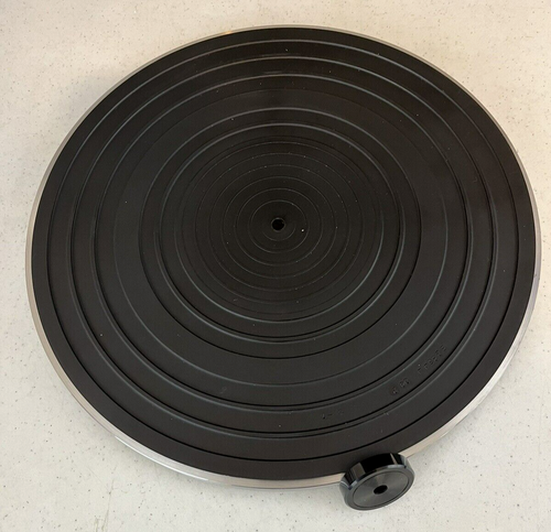 JVC Model L-A21 Turntable Platter E-1971 ~ Platter Mat & 45 RPM Adapter ~ Parts - Picture 8 of 8