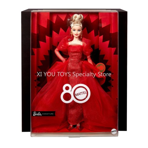 Mattel Barbie Signature 80 Aniversario Moda Coleccionable Muñecas Niña Regalos - Imagen 8 de 9