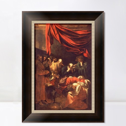 Framed Canvas Print The Death of The Virgin by Michelangelo Merisi da Caravaggio - Picture 7 of 16