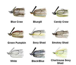 Strike-King-Hack-Attack-Heavy-Cover-Swim-Jig-Choice-of-Colors-and-Sizes