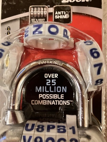 Master Lock Password Plus Letters And Numbers 1534D- BLUE - Picture 2 of 7