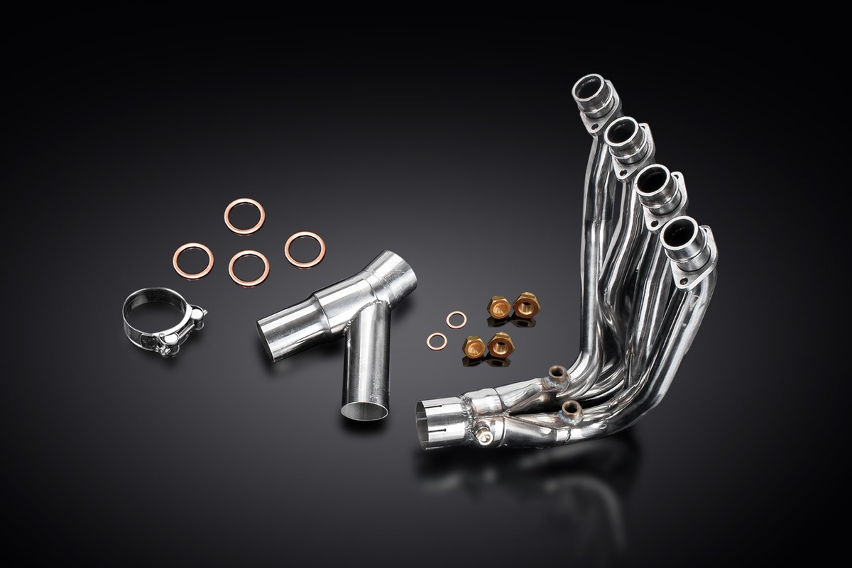 KAWASAKI ZZR1400 08-11 4-2 STAINLESS DOWNPIPES OEM COMPATIBLE | eBay