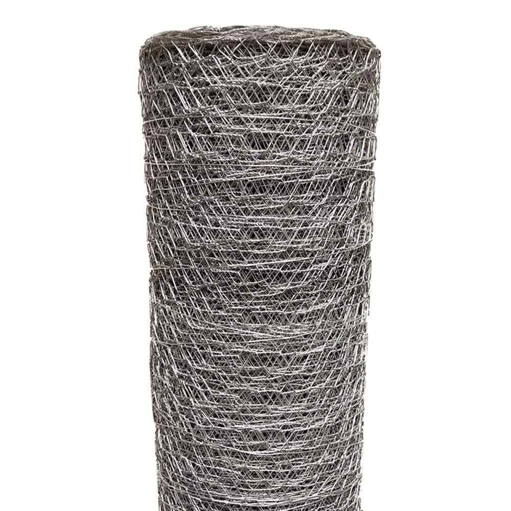 MTB 20GA Galvanized Hexagonal Poultry Netting Chicken Wire 36 Inches X 150 Feet X 2 Inches Mesh